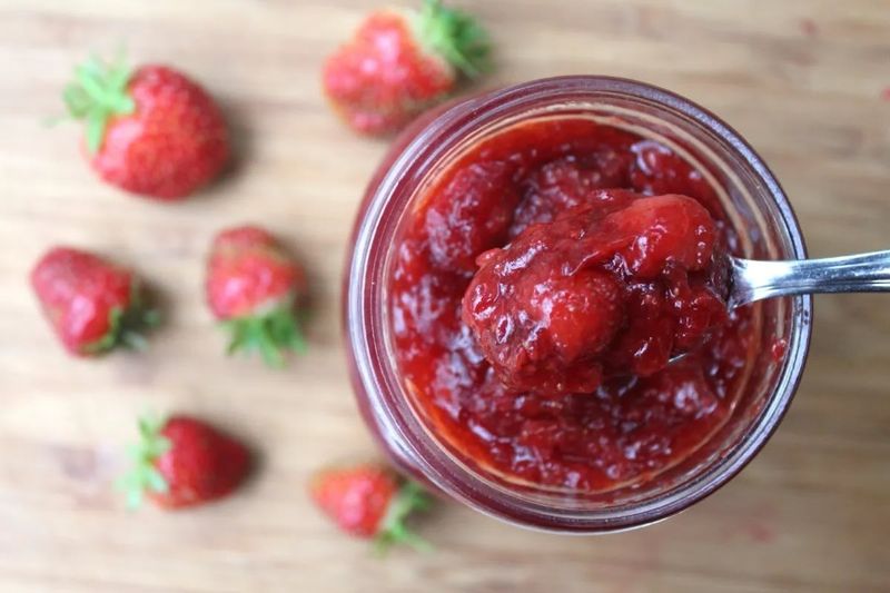 No Sugar Added Strawberry Jam