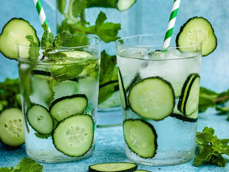 Cucumber Mint Water