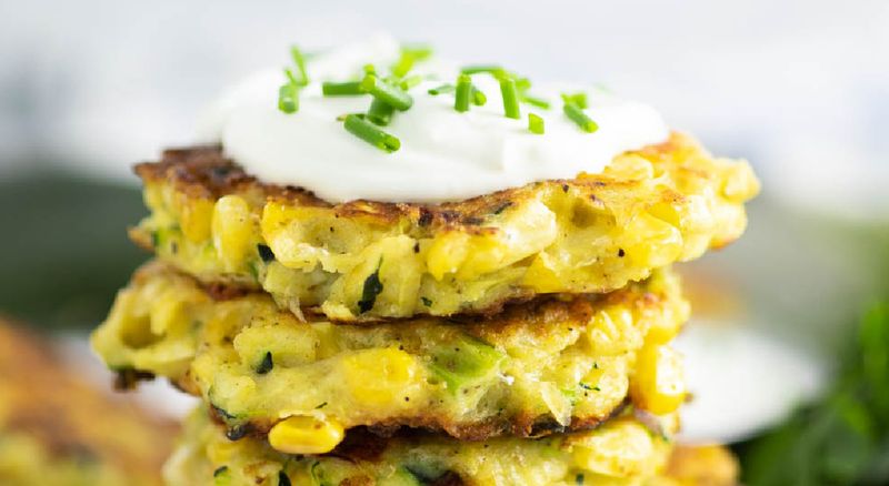 Zucchini and Corn Fritters