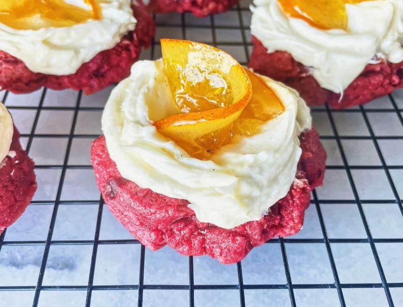 Orange Cranberry Cream Cheese Cookies
