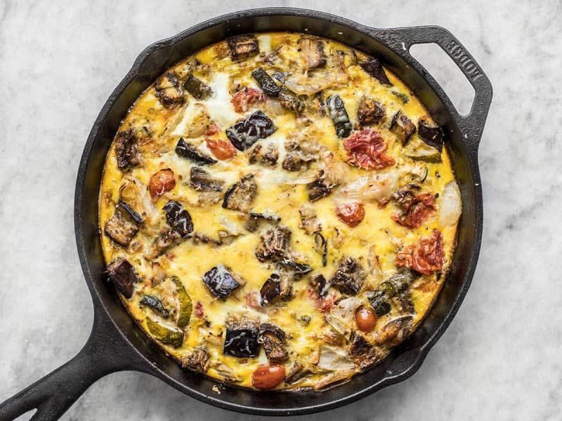 Eggplant and Tomato Frittata
