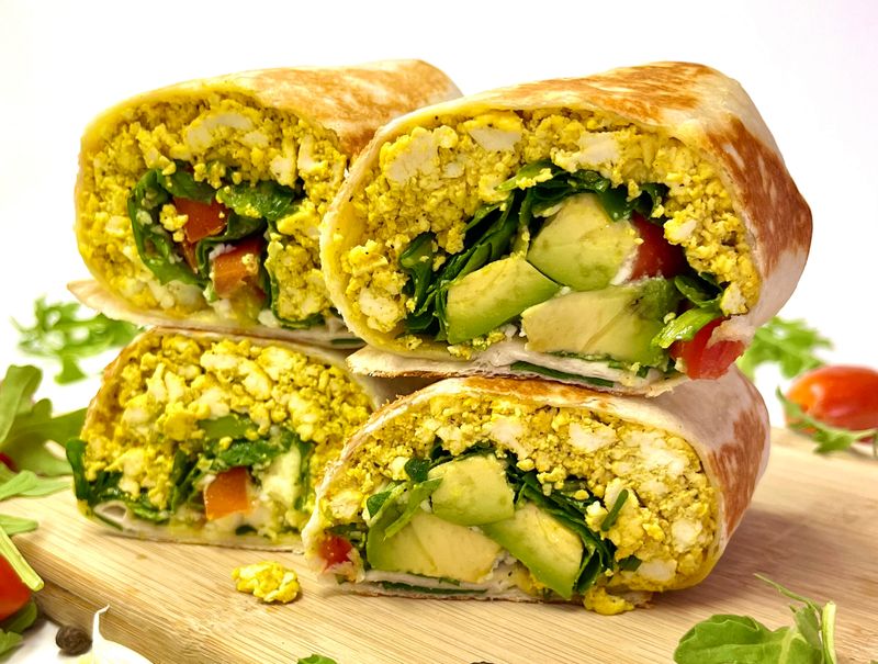 Tofu Scramble Wrap