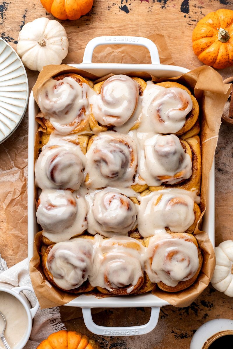Pumpkin Spice Cinnamon Roll