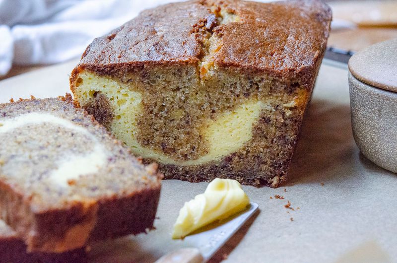 Banana Cream Cheese Bread