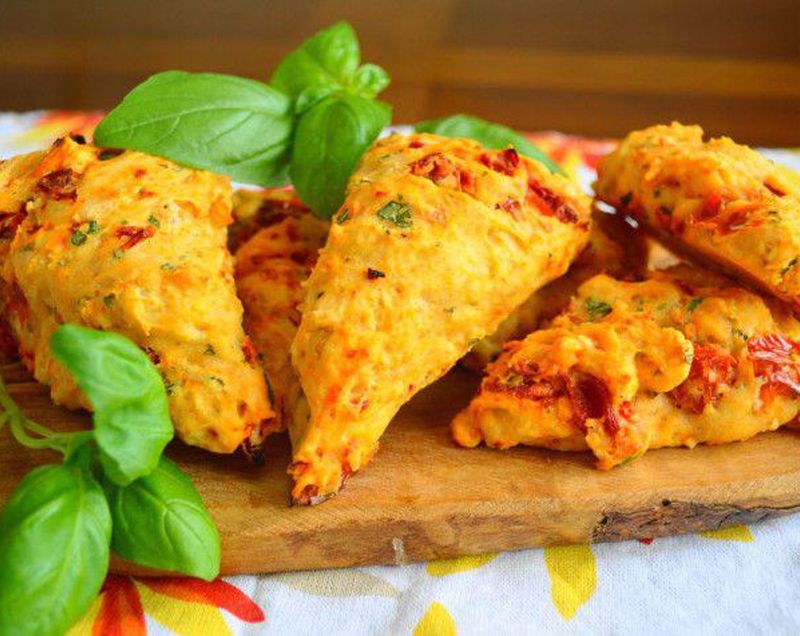Sun-dried Tomato Basil Biscuits