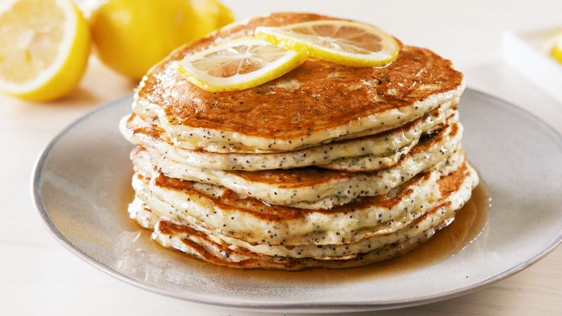 Lemon Poppy Seed Pancakes