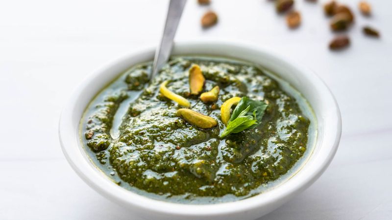 Basil and Pistachio Pesto