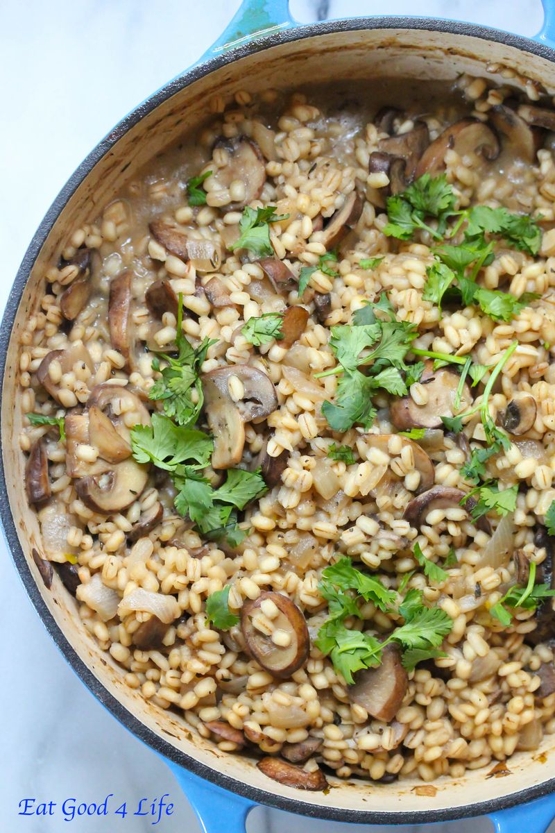 Barley and Mushroom Risotto