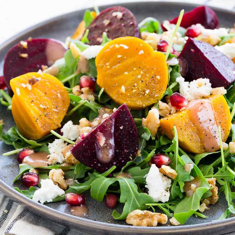 Roasted Beet and Goat Cheese Salad