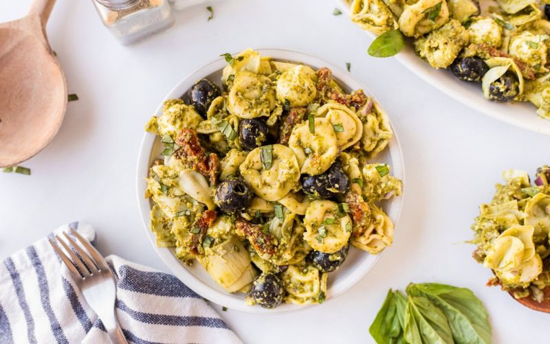 Pesto Tortellini Salad