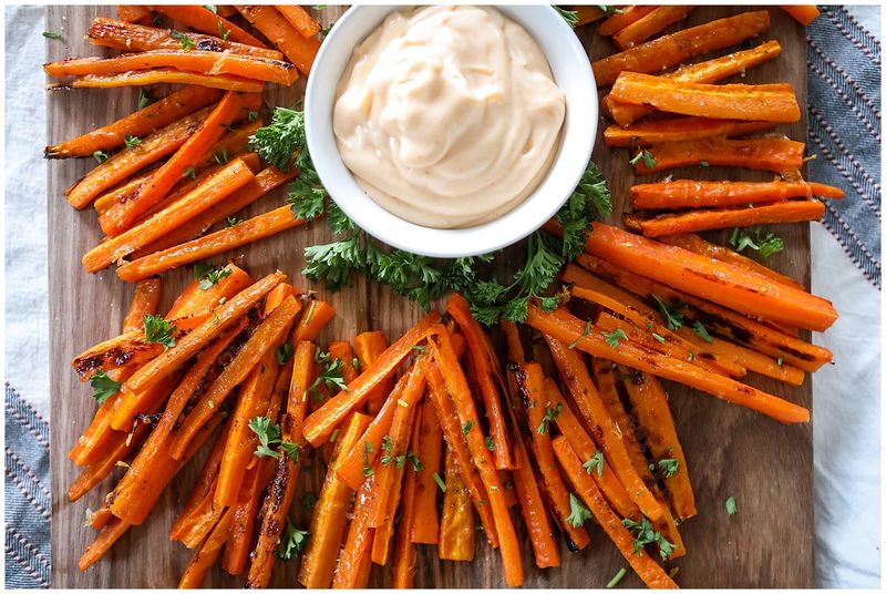 Honey Glazed Carrot Fries