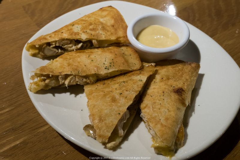 Alice Springs Chicken Quesadilla