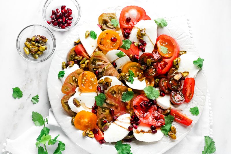 Pomegranate Caprese