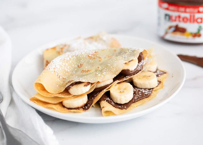 Nutella Banana Crepes