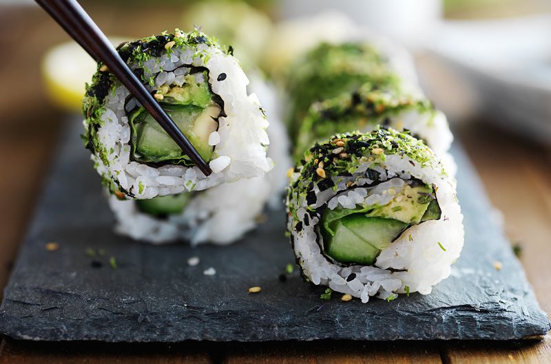 Spicy Avocado Sushi Roll