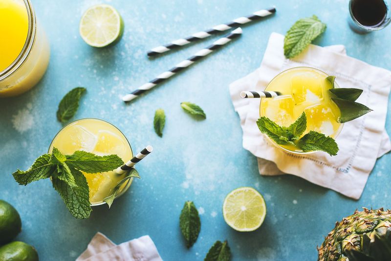 Pineapple Mint Refresher