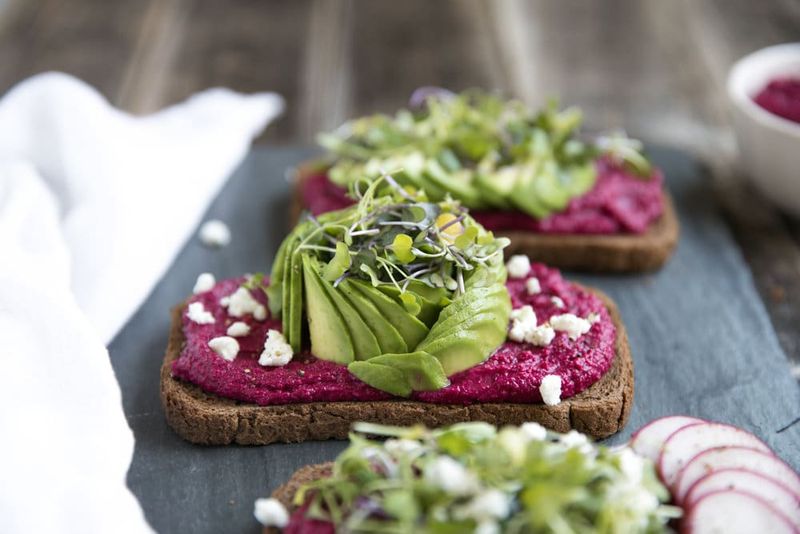 Avocado and Beetroot Hummus