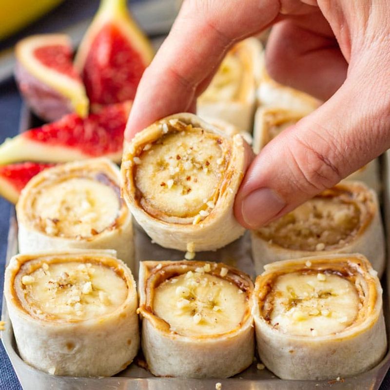 Peanut Butter Banana Wraps