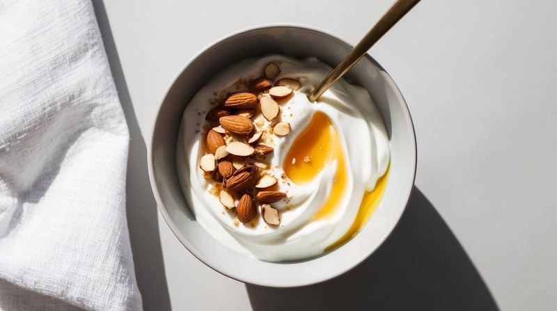 Greek Yogurt with Honey and Almonds