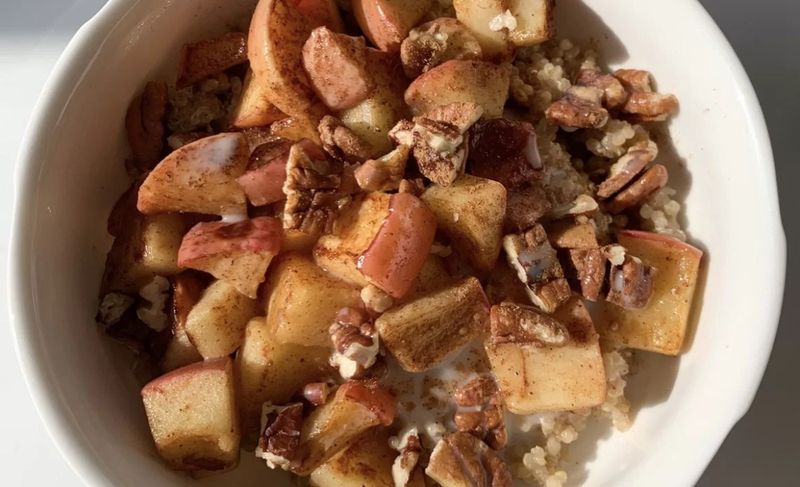 Apple Cinnamon Quinoa Bowl