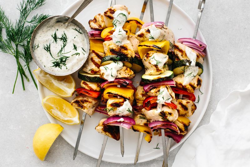 Grilled Chicken Skewers