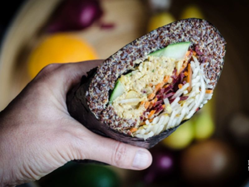 Vegetarian Sushi Burrito