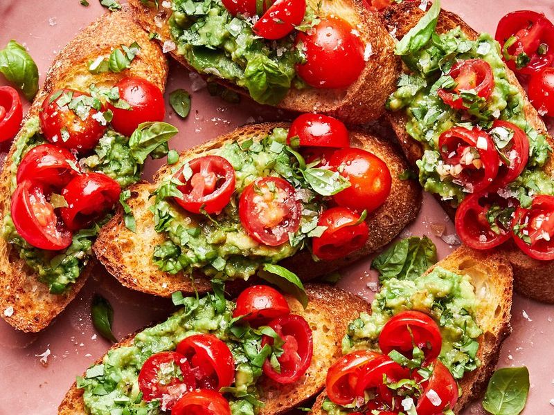 Avocado and Feta Bruschetta