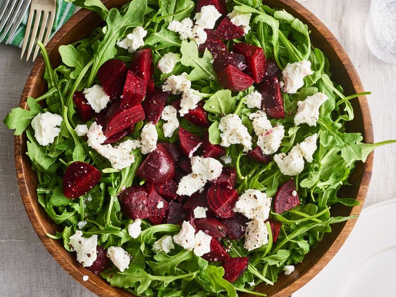 Roasted Beet and Goat Cheese Salad