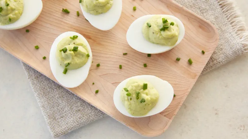 Avocado Deviled Eggs