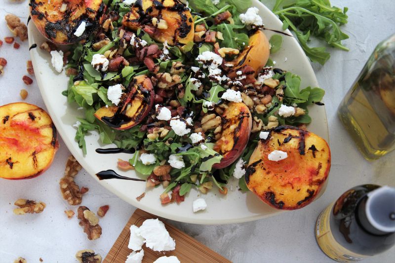 Grilled Peach Salad
