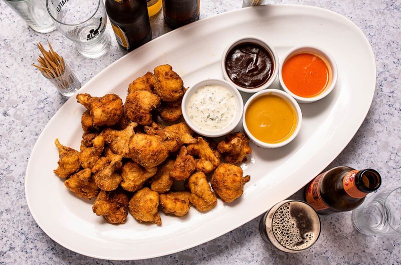 Honey Mustard BBQ Cauliflower Wings