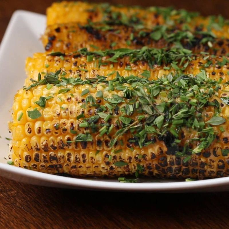 Herbed Grilled Corn