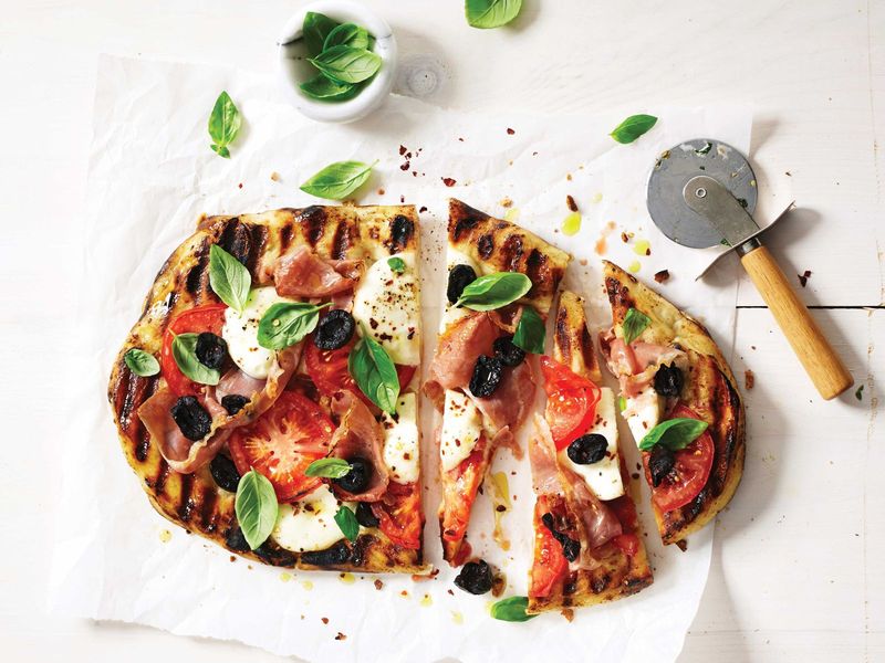 Grilled Flatbread Pizzas