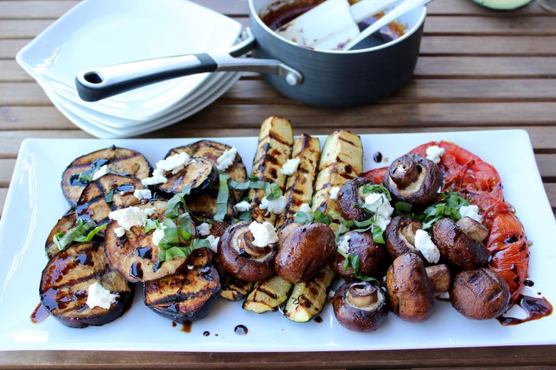 Balsamic Glazed Grilled Vegetables