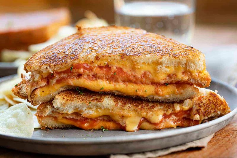 Grilled Cheese and Tomato