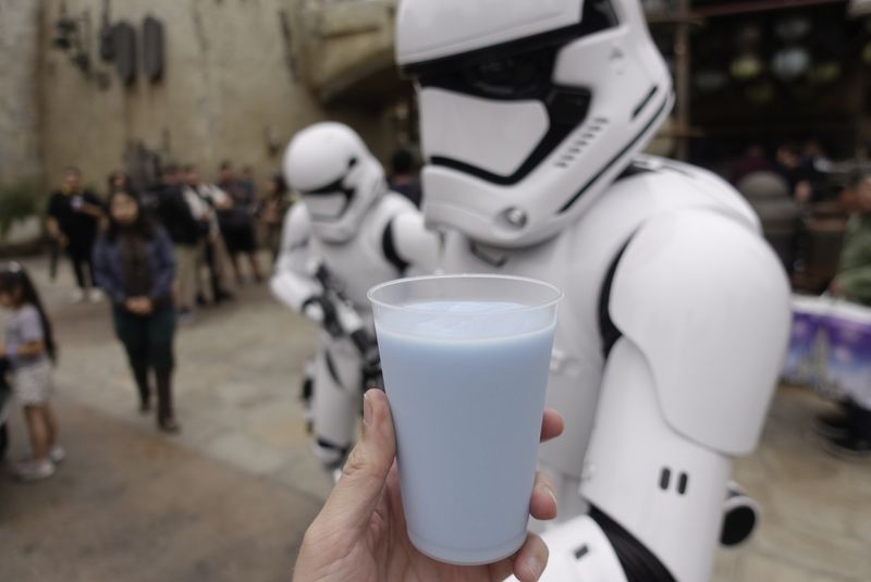 Blue Milk at Star Wars: Galaxy's Edge