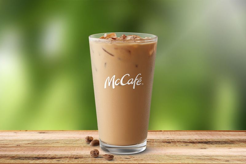 McCafe Iced Coffee with Sugar-Free Syrup