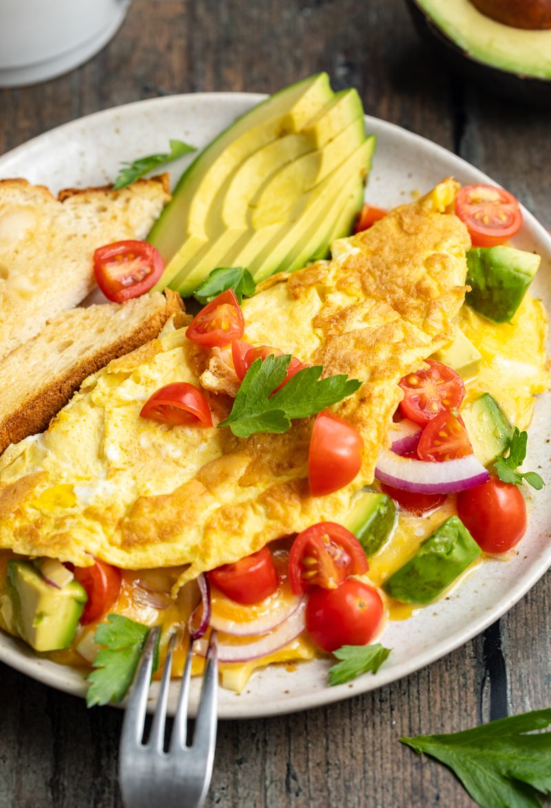 Keto Omelette with Avocado
