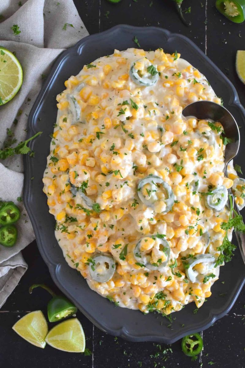 Cheesy Jalapeño Corn