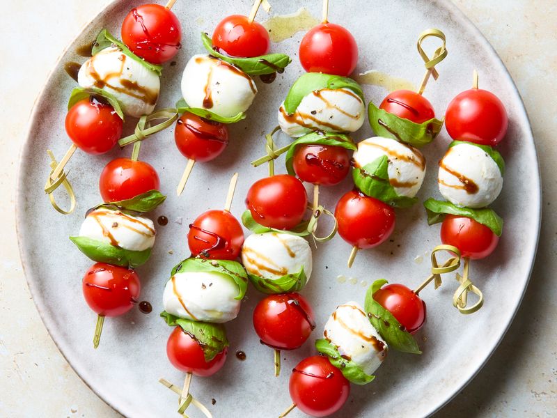 Mini Caprese Skewers