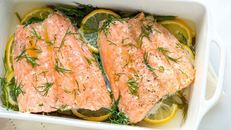 Lemon Herb Salmon Casserole