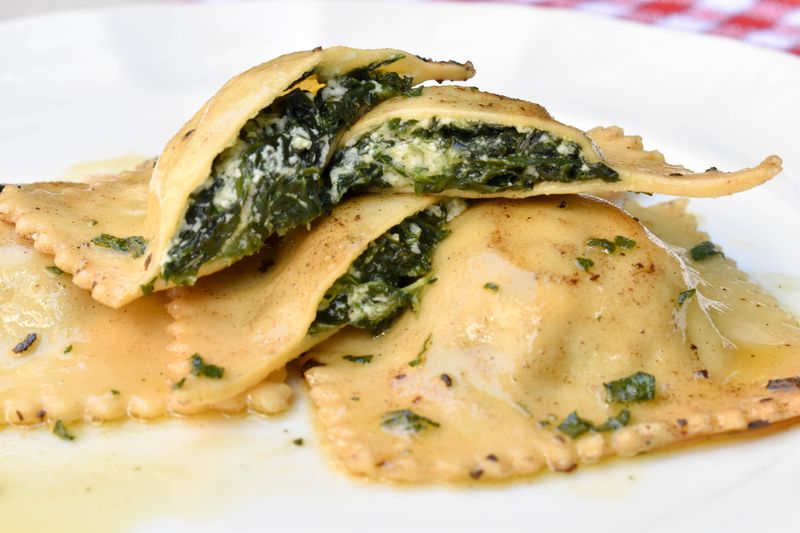 Spinach and Ricotta Ravioli