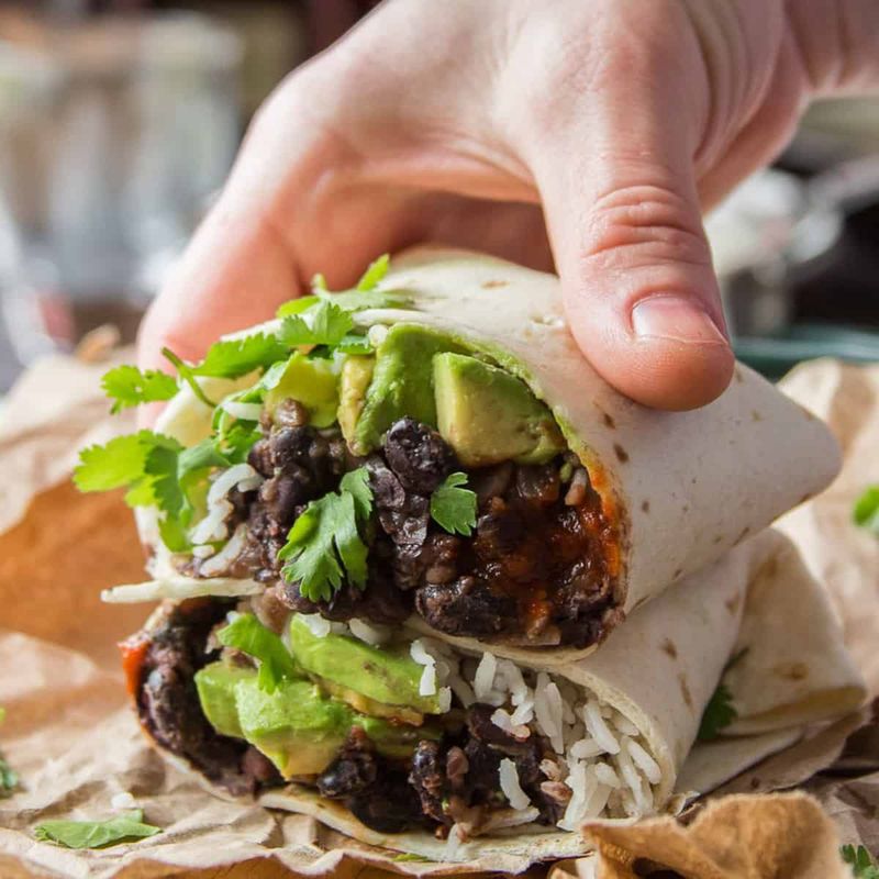 Spicy Bean Burritos