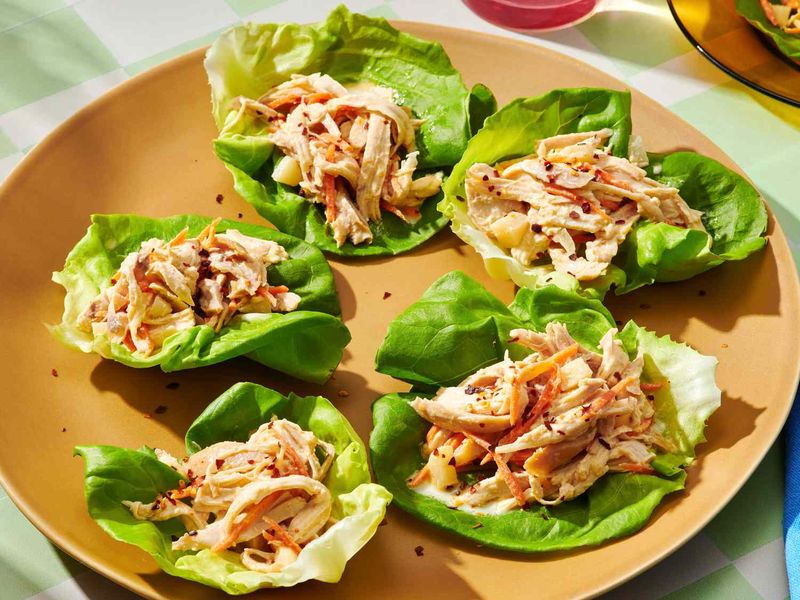 Refreshing Chicken Lettuce Wraps