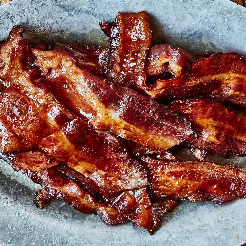Maple-Glazed Bacon
