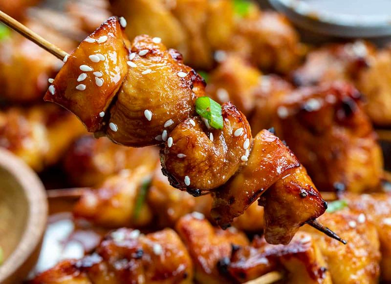Teriyaki Chicken Skewers