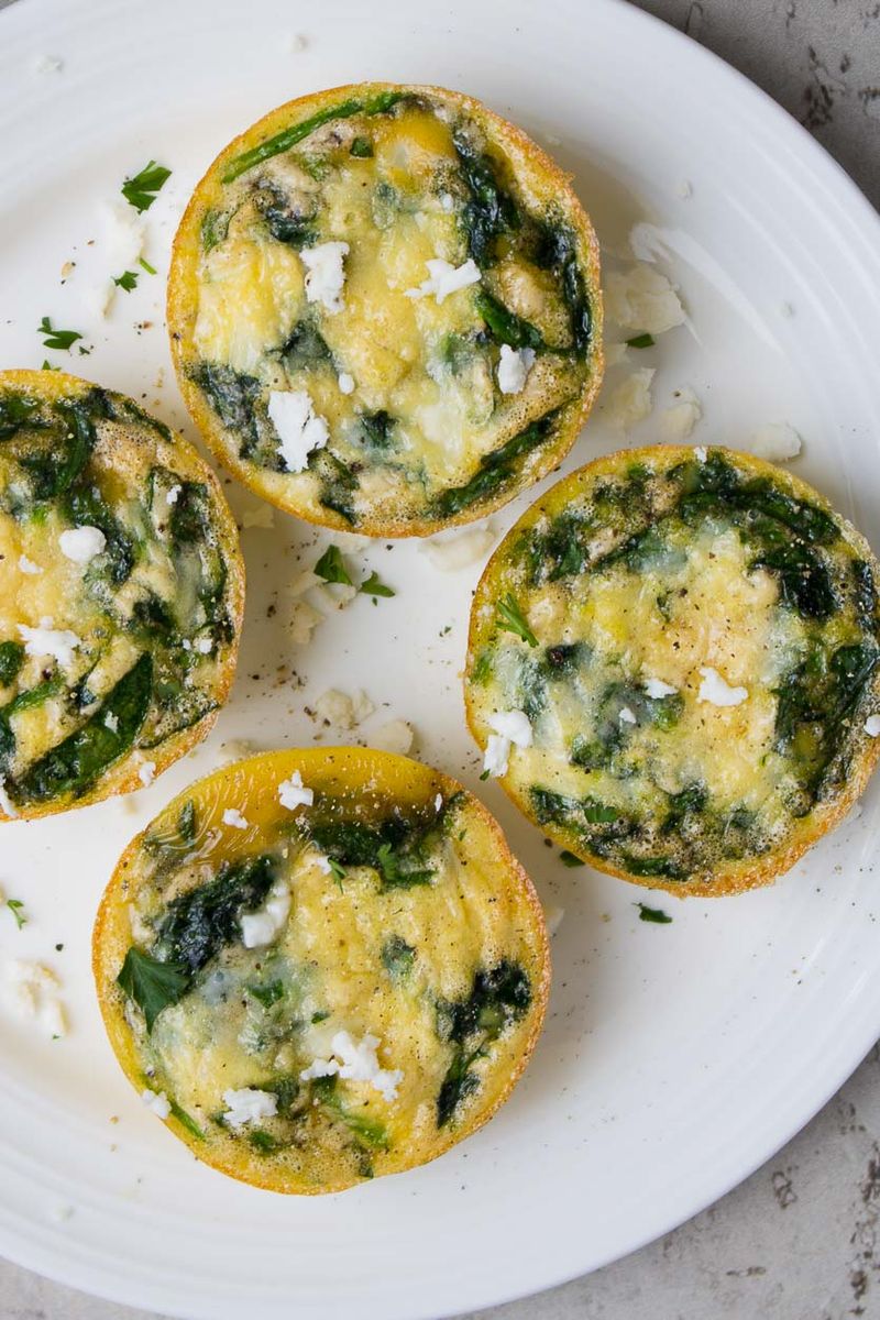 Egg Muffins with Spinach