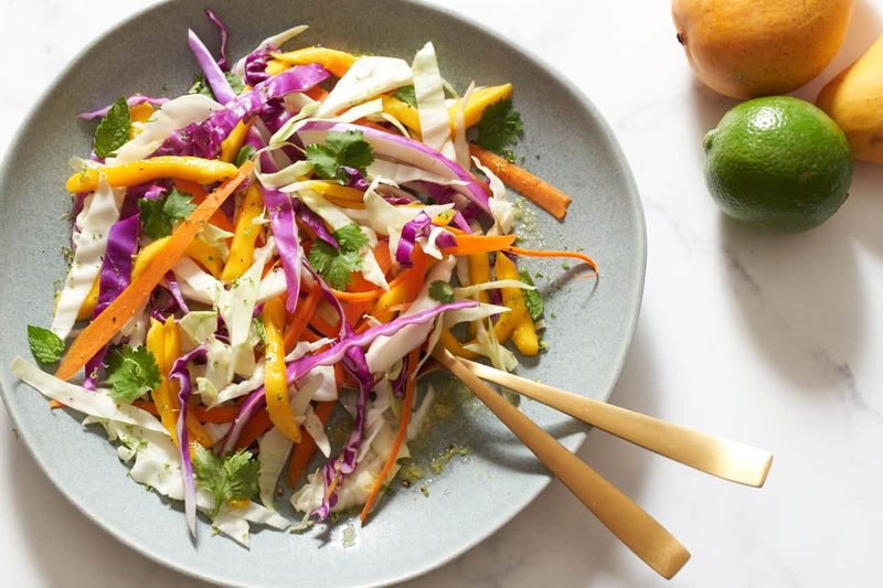 Spicy Mango Coleslaw