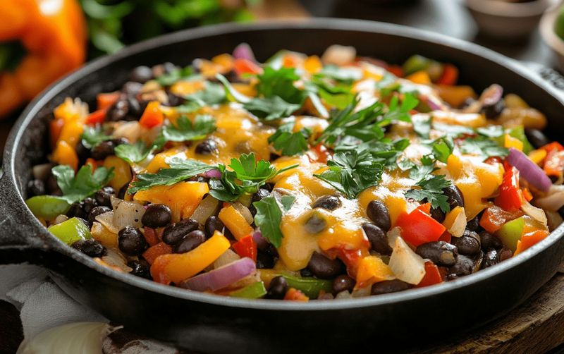 Spicy Black Bean Skillet