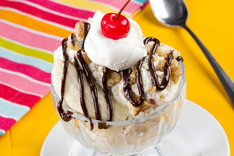 Banana Split Sundae
